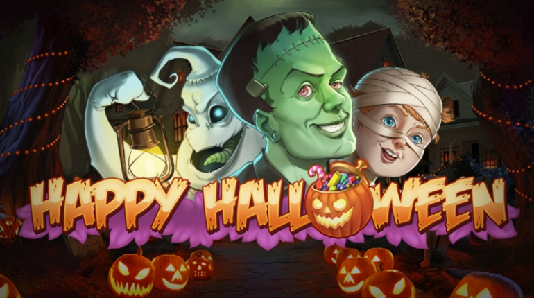 Caça-Níquel Happy Halloween, jogos de cassino online, Playn GO, Halloween, rodadas grátis, símbolos selvagens, estratégias de jogo